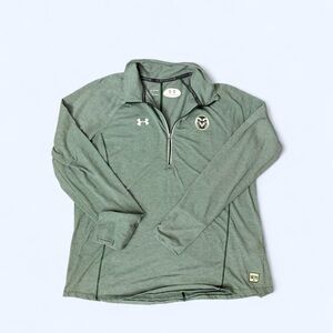 Under Armour Olive Quarter-Zip Pullover